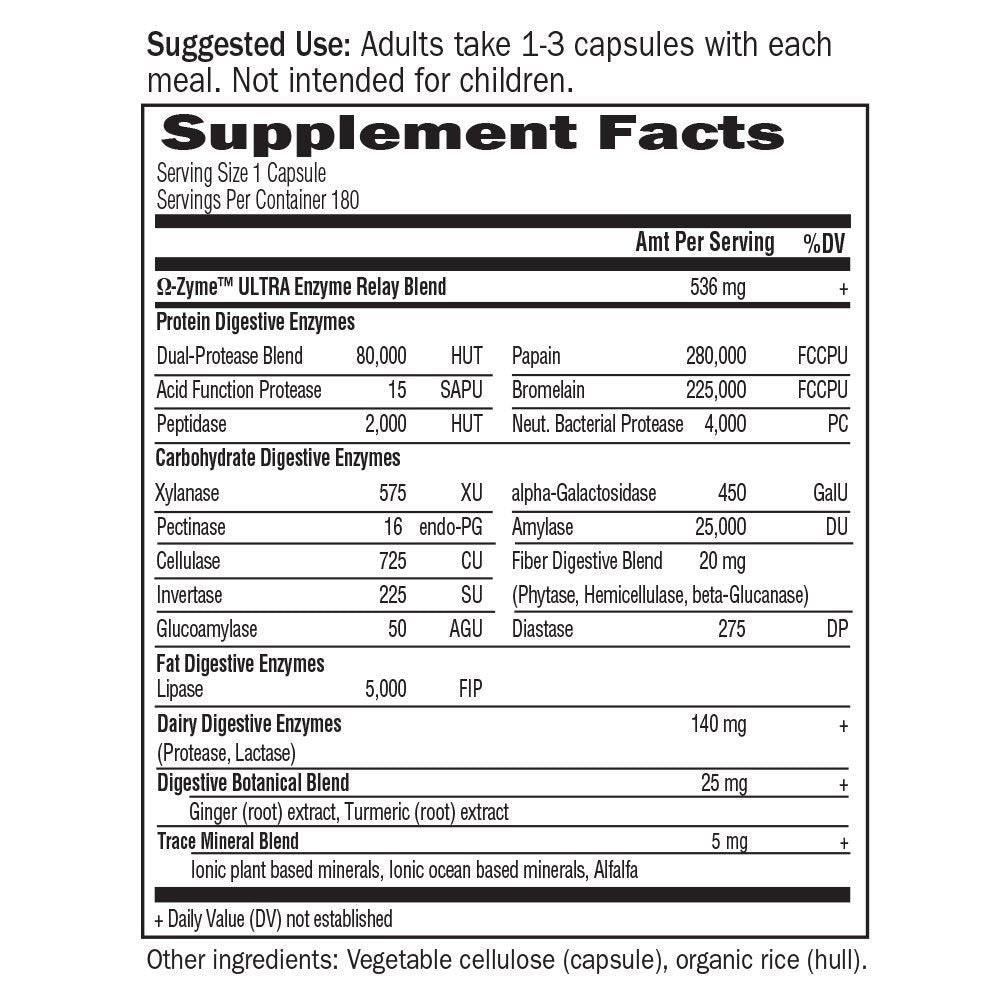 Vegetarian enzyme blend from Garden of Life