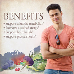 Garden of Life organic ingredients in a bowl highlighting whole-food nutrition.