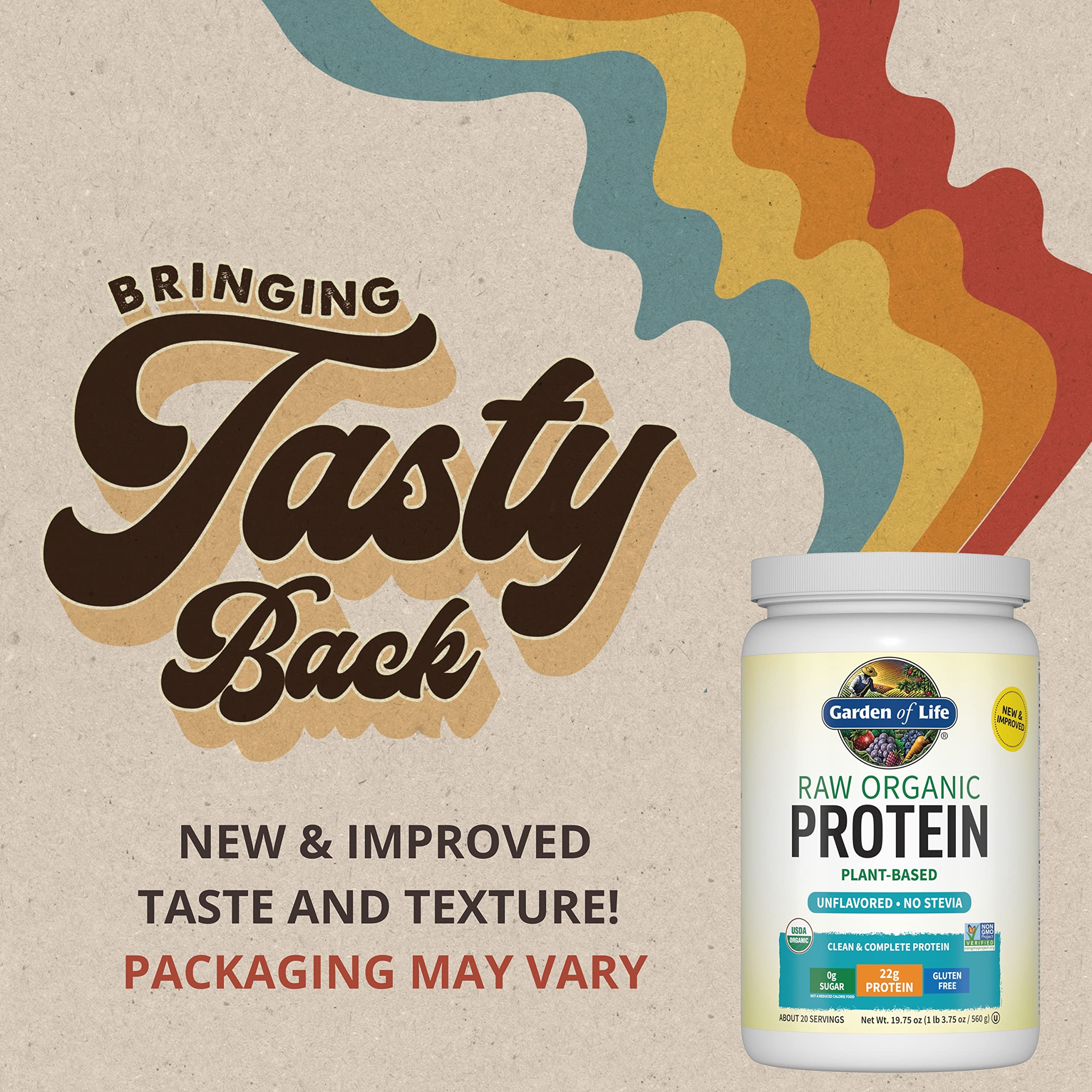 Garden of Life Organic Vegan Protein Powder pour shows smooth mixing capability