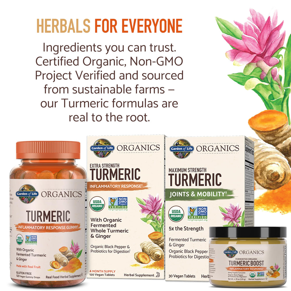 USDA Organic and Non-GMO Project Verified badges on Garden of Life label