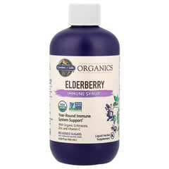 Family-use scene with Garden of Life Organics Elderberry Immune Syrup