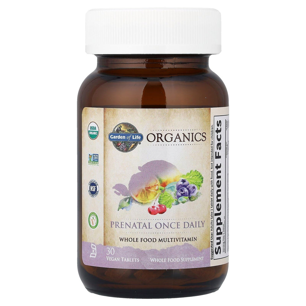 Garden of Life Organics Prenatal vegan D3 from lichen and organic sources.