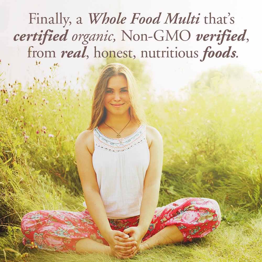 Garden of Life Organics Women’s Multivitamin ingredients list with organic fruits and vegetables