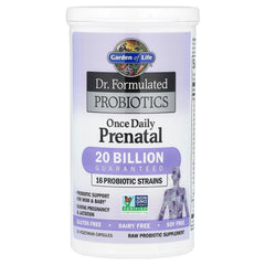 Garden of Life prenatal probiotic ingredients include Lactobacillus and Bifidobacteria.