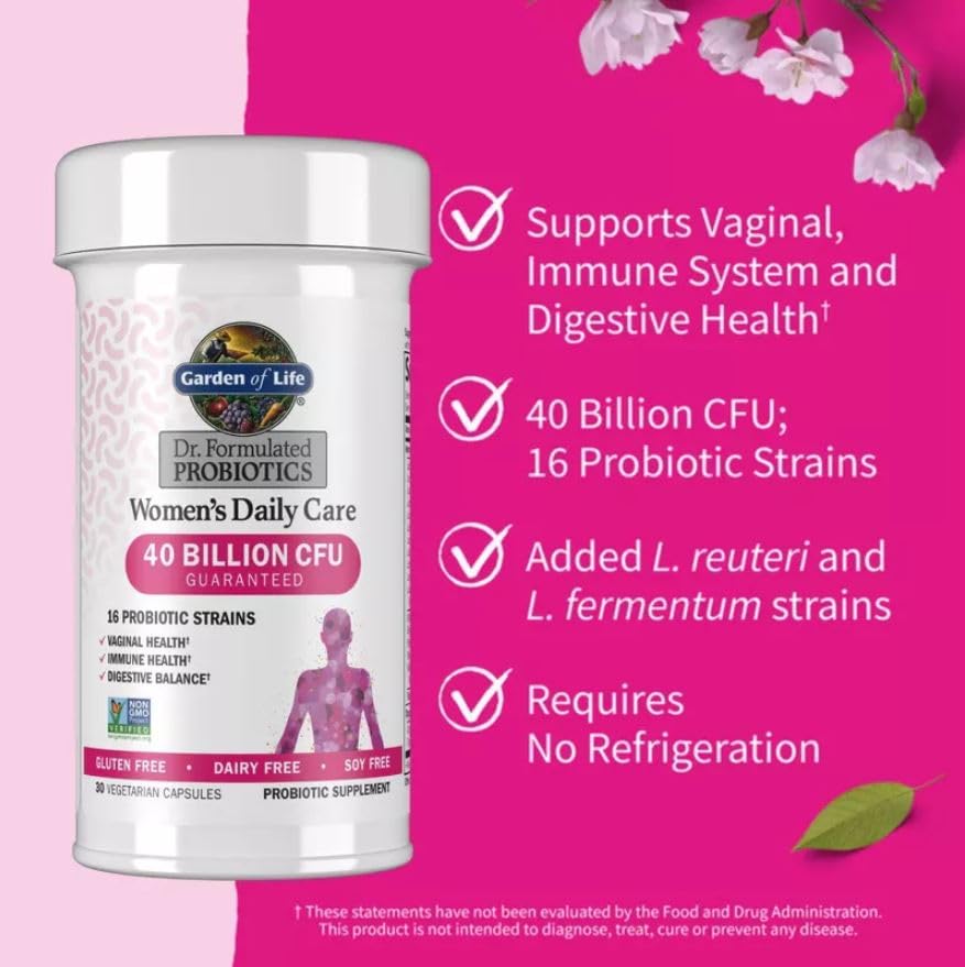 Garden of Life Bifidobacterium lactis in the blend for immune support.