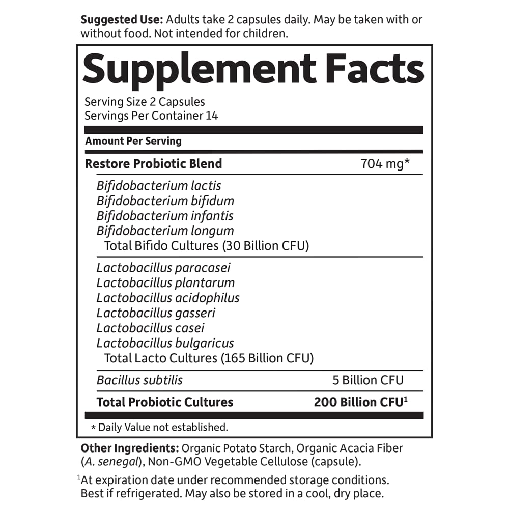 Garden of Life 11 probiotic strains close-up for diverse gut support