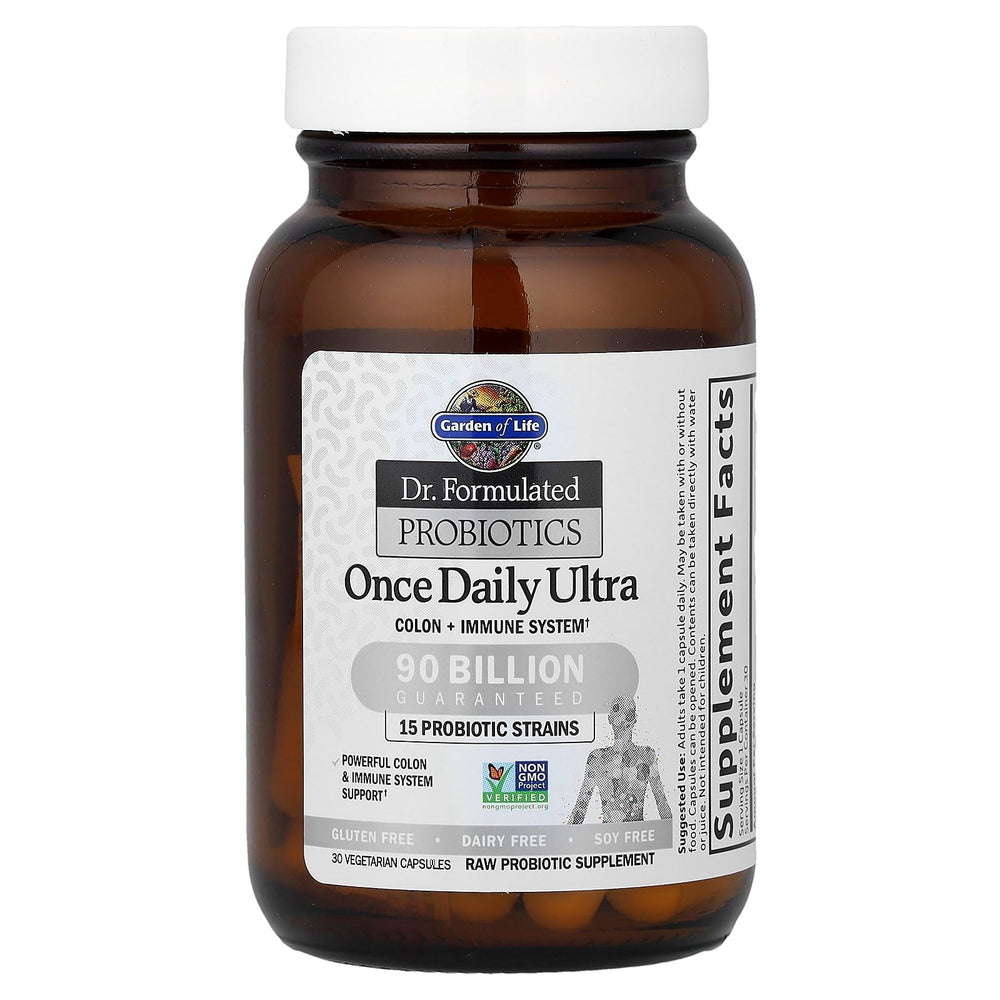 Capsules close-up highlight vegan, dairy-free formula.