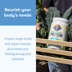 Garden of Life probiotic and enzyme blend bottle supports healthy digestion.
