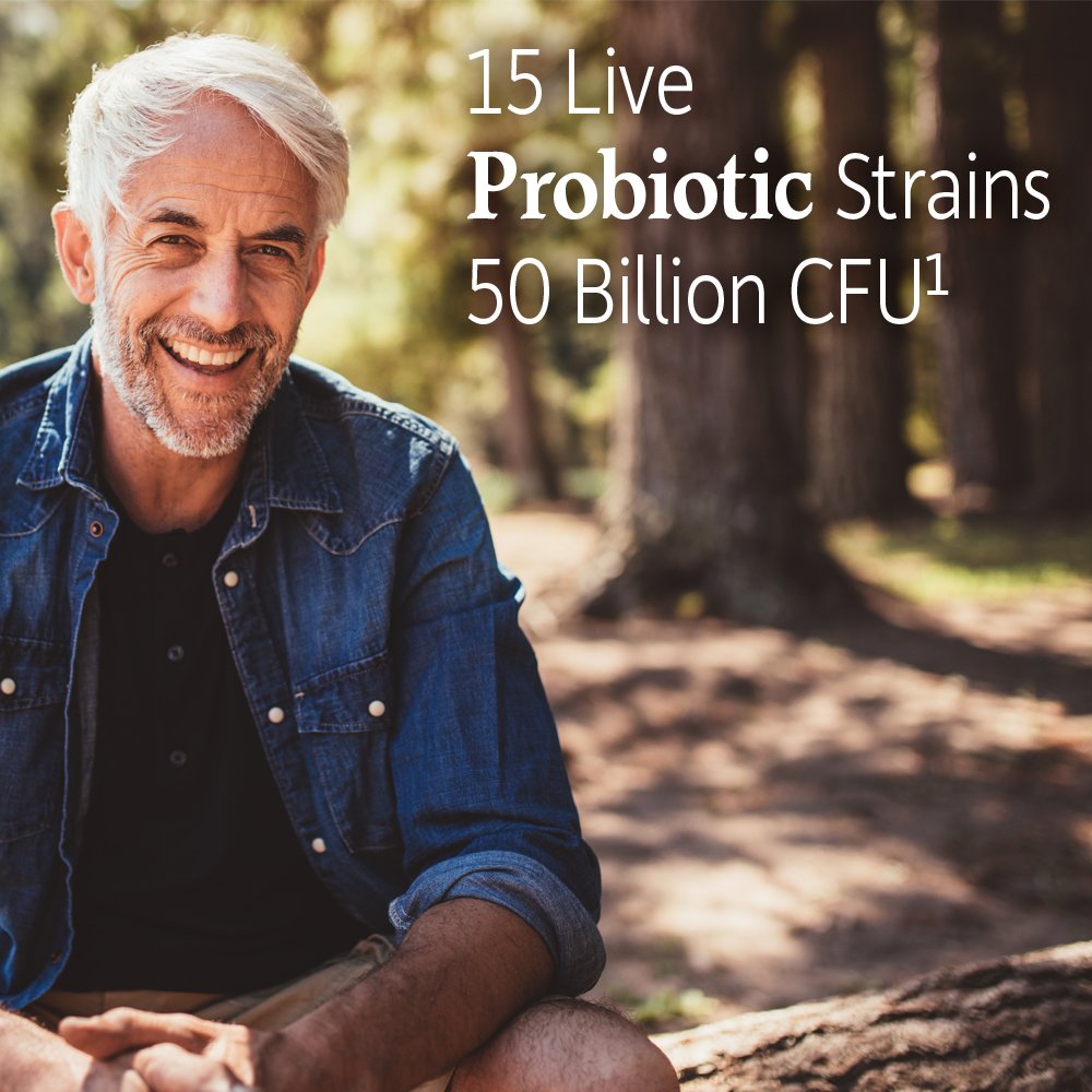 Garden of Life Prostate+ cranberry and fiber panel highlights gut-friendly ingredients.