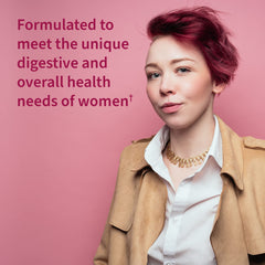 Garden of Life RAW Enzymes Women packaging front highlighting probiotics and enzymes.