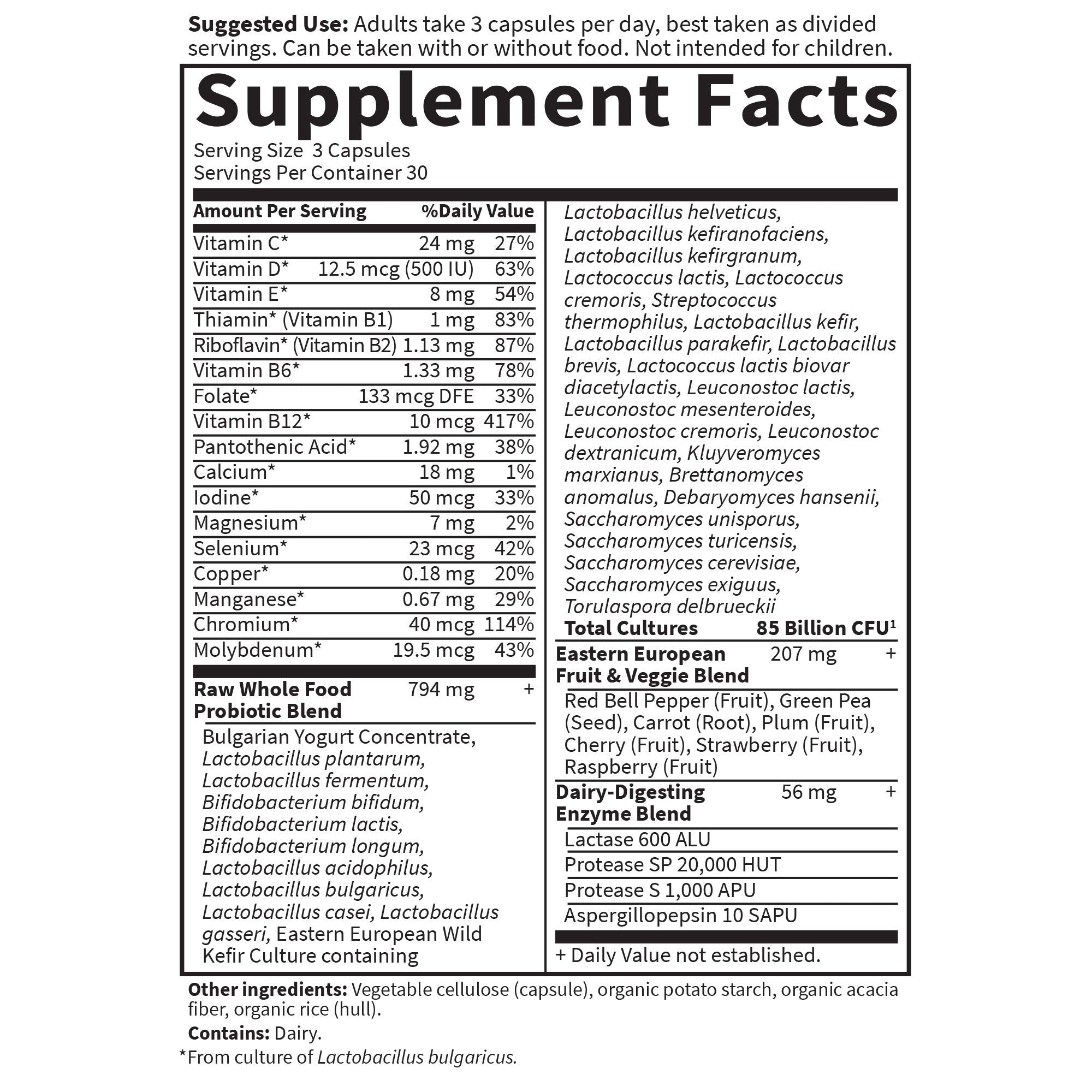 Garden of Life RAW Probiotics Men capsules arranged for immune and gut support.