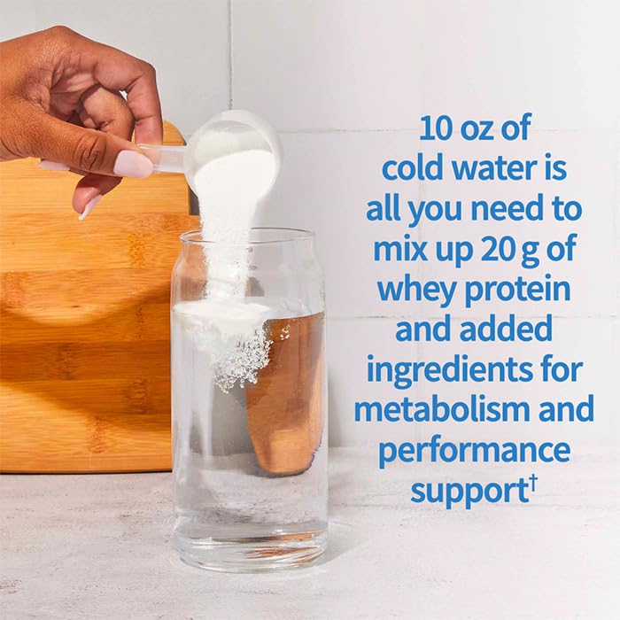 Garden of Life SPORT vanilla whey probiotics label emphasizing digestion support
