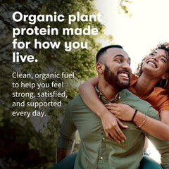Garden of Life vanilla protein shake in glass, ideal for post-workout recovery.