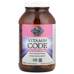 Garden of Life Vitamin Code 50+ probiotics image for digestion support.