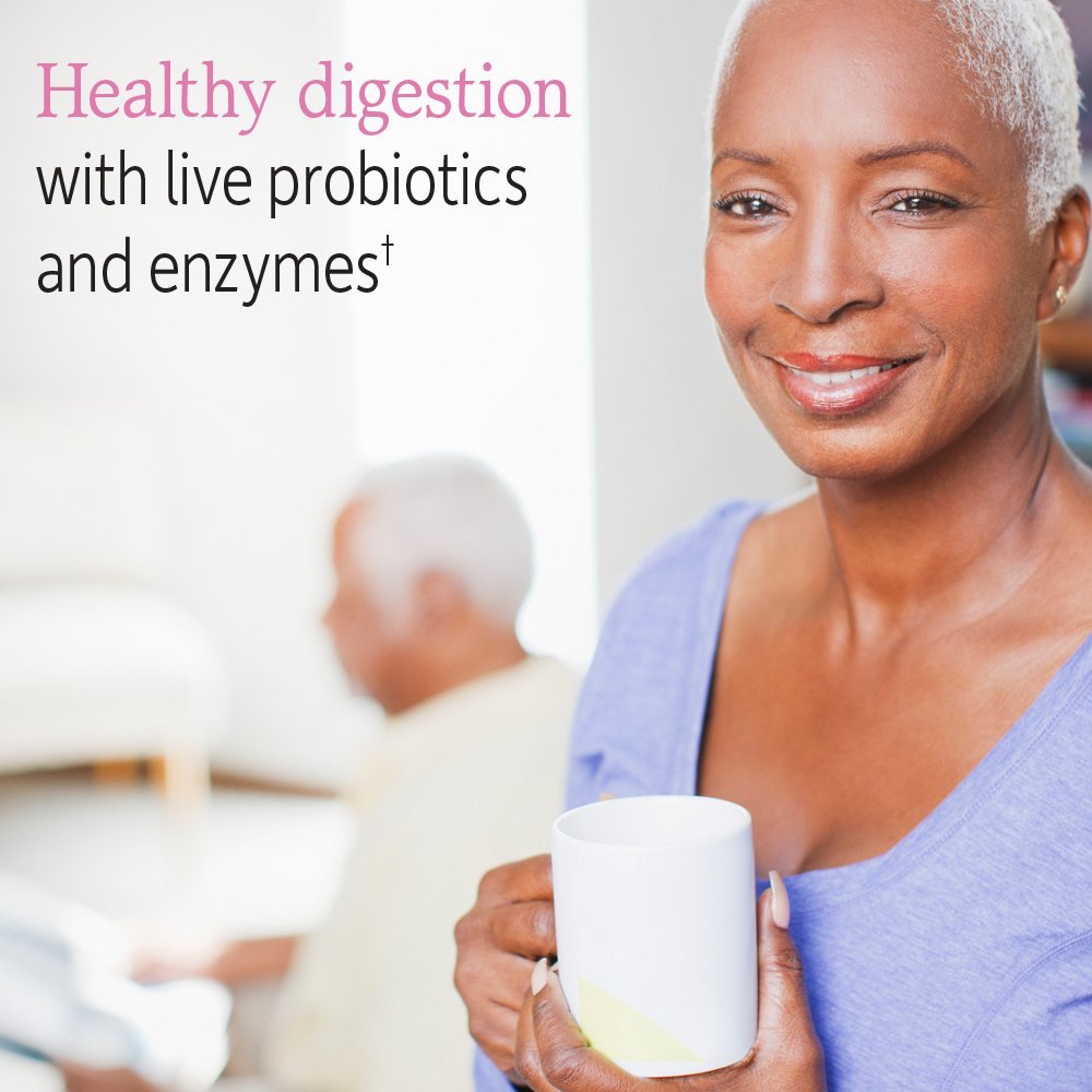 Garden of Life 50+ women's health focus image for heart and thyroid.