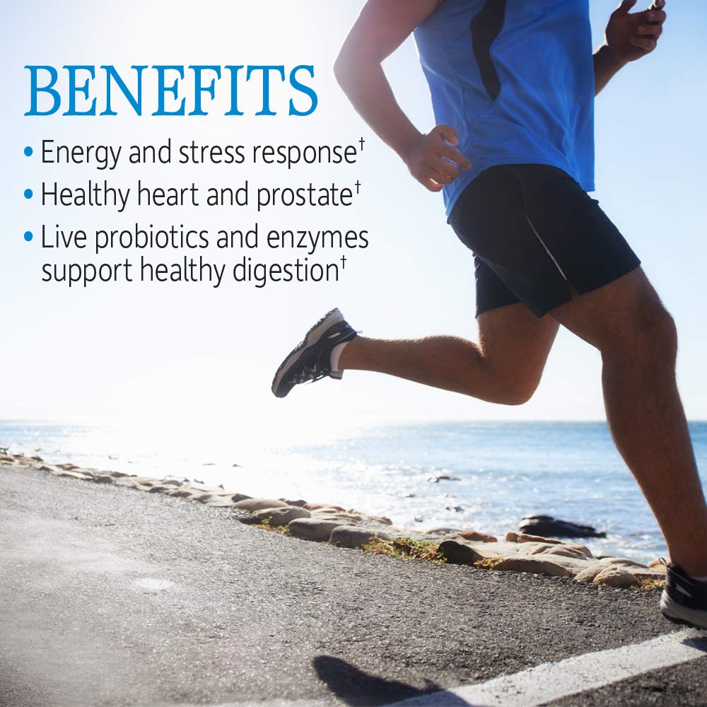 Label of Garden of Life RAW ONE for Men showing nutrient blend