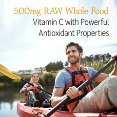 Vegan capsules indicate plant-based supplement design.