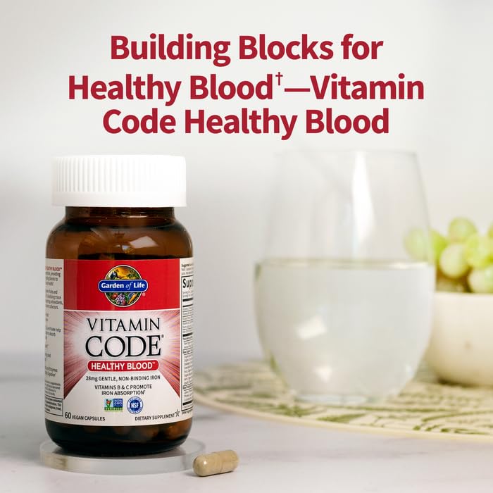 Vitamin Code illustrates the trio of C, B6, and B12 for absorption.