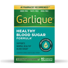 Garlique odorless caplets in bottle for easy daily use and discreet support.