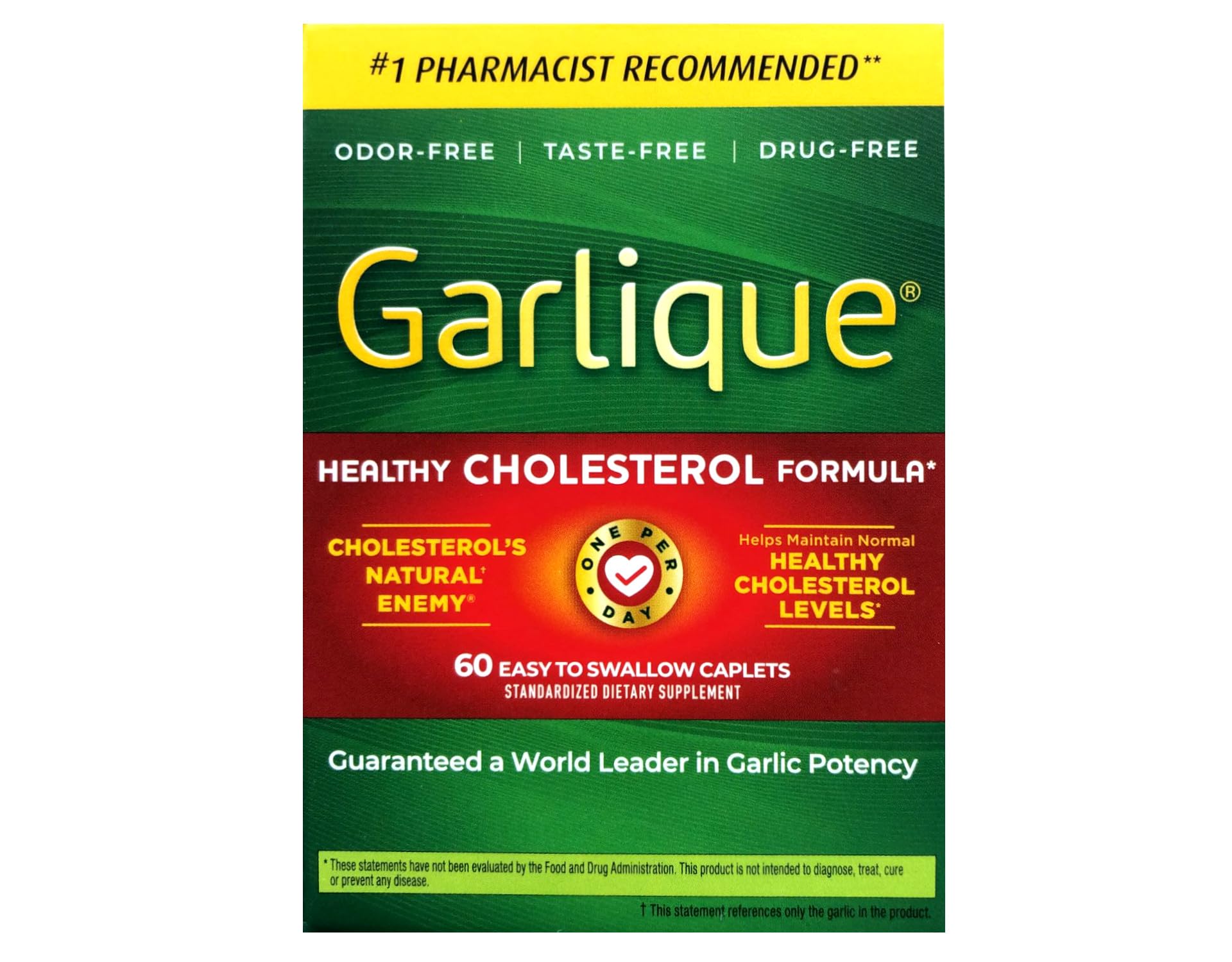 Garlique capsules easy to swallow and digest.