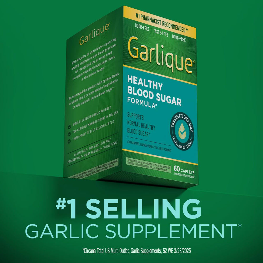 Garlique label with nutrition information and ingredient details for transparency.