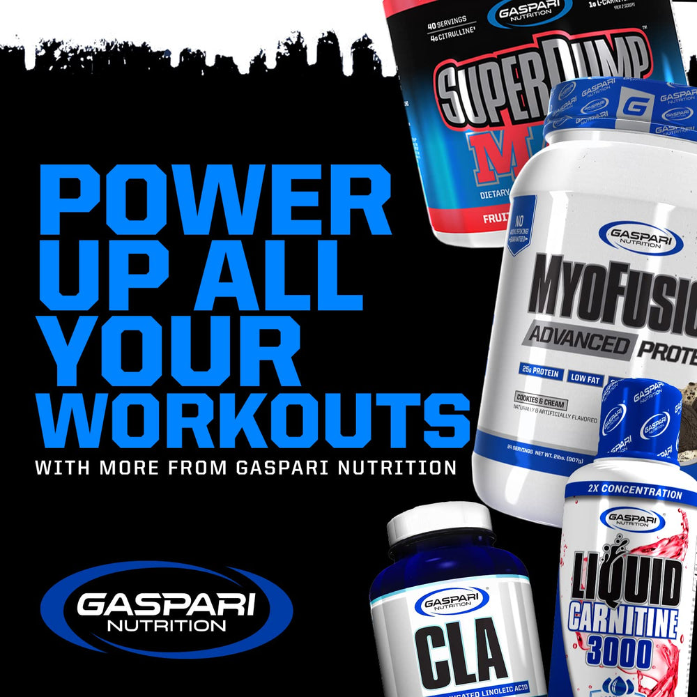 Gaspari Anavite logo-on-label reinforces trusted sports nutrition brand.