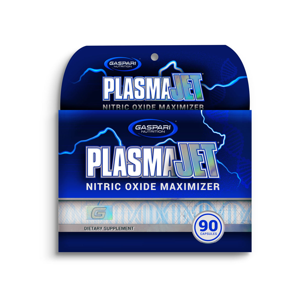 Gaspari Plasmajet bottle front view for enhanced training performance.