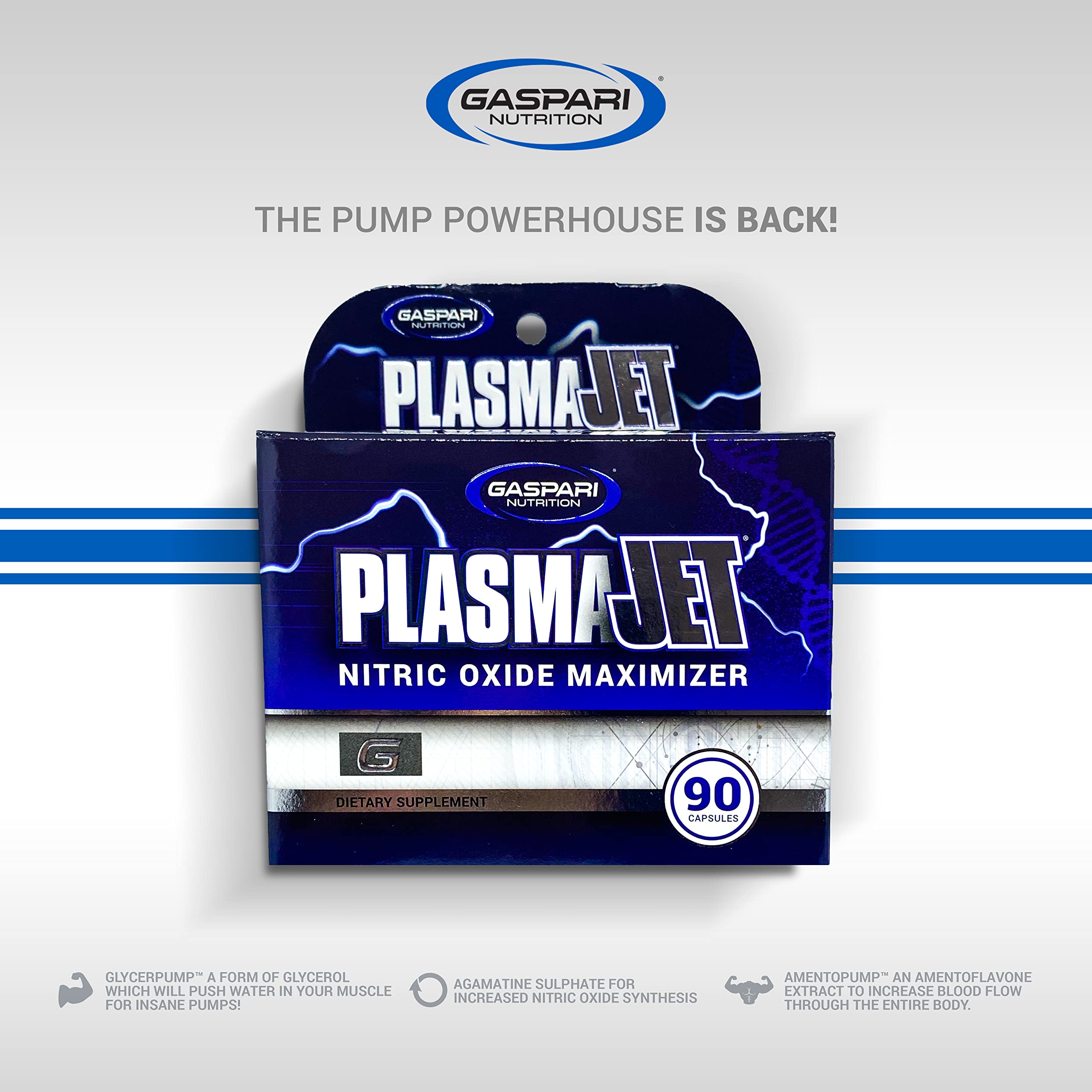Gaspari Plasmajet bottle being poured for workout sessions.
