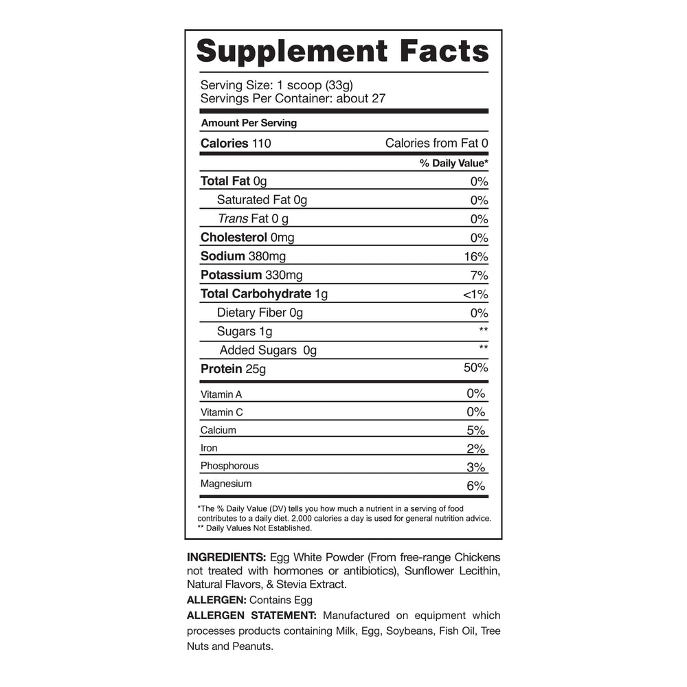Gaspari Proven Egg Fruity Cereal scoop demonstrates convenient 25g protein portion.