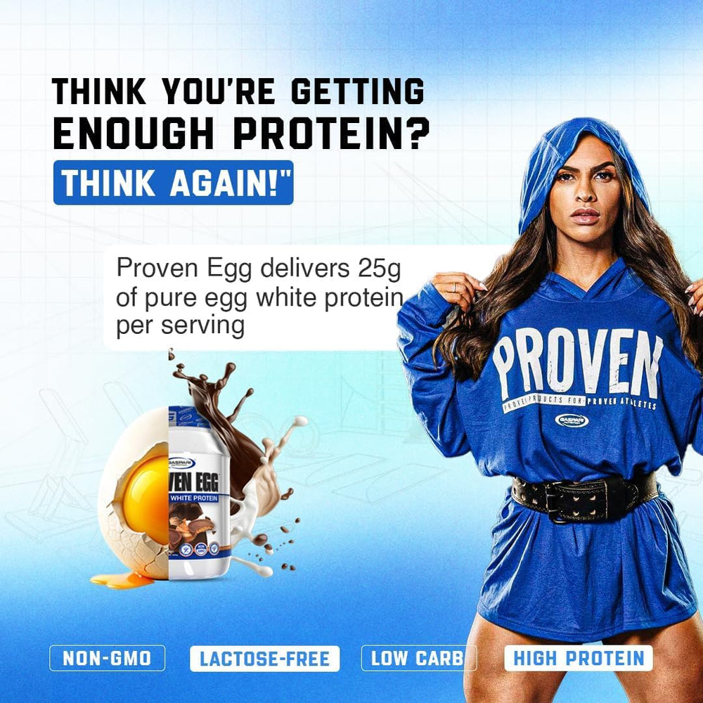 Gaspari Proven Egg keto-friendly icon pointing to low-carb compatibility