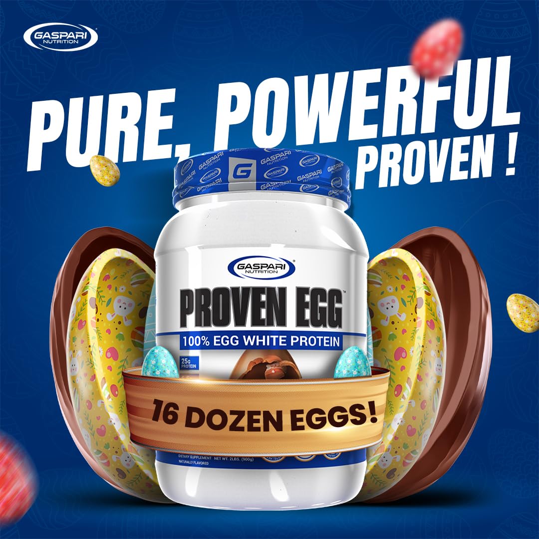 Gaspari Proven Egg kitchen scene suggests versatile use in recipes and shakes.