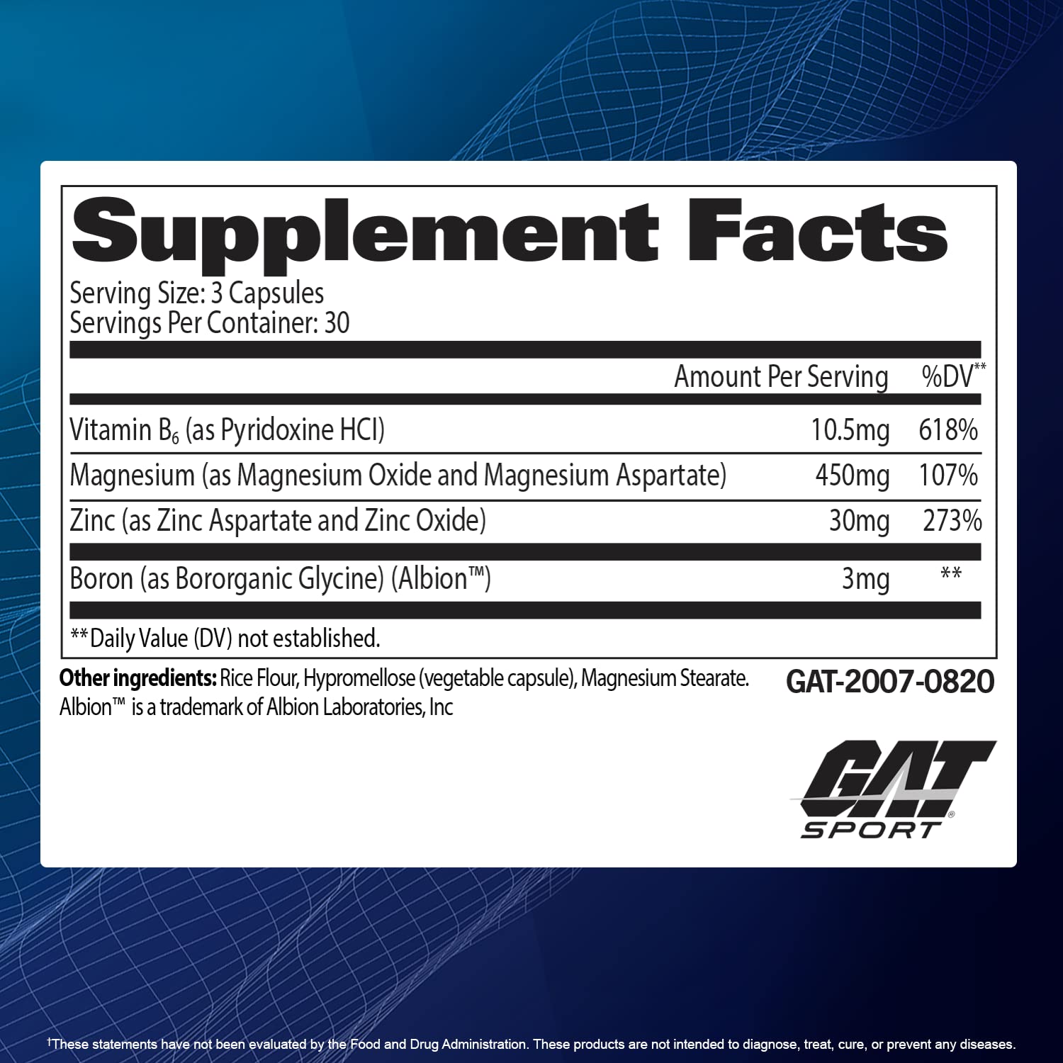 GAT Sport ZMAG-T athlete beside bottle signaling performance potential