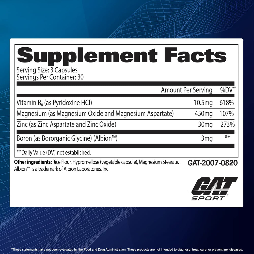 GAT Sport ZMAG-T athlete beside bottle signaling performance potential