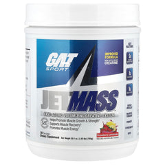 GAT SPORT JetMass bottle side view for convenient pre-workout fueling