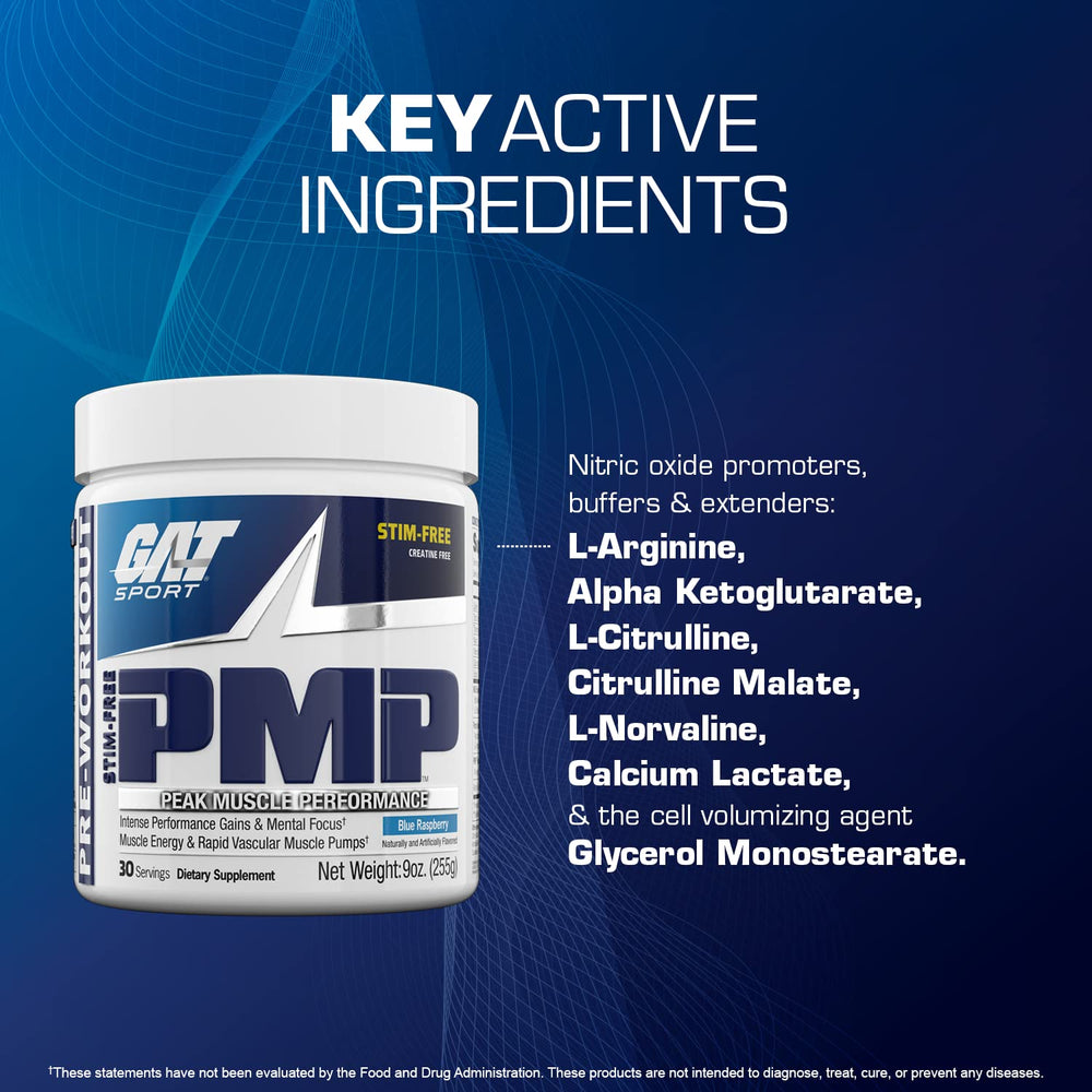GAT SPORT PMP blue raspberry serving scoop ensures accurate dosing.