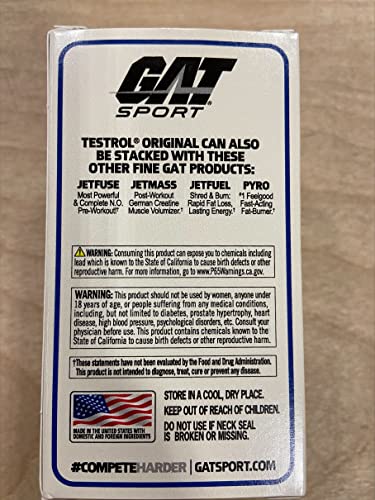 GAT Sport Testrol lifestyle gym scene reinforces potential vitality support.
