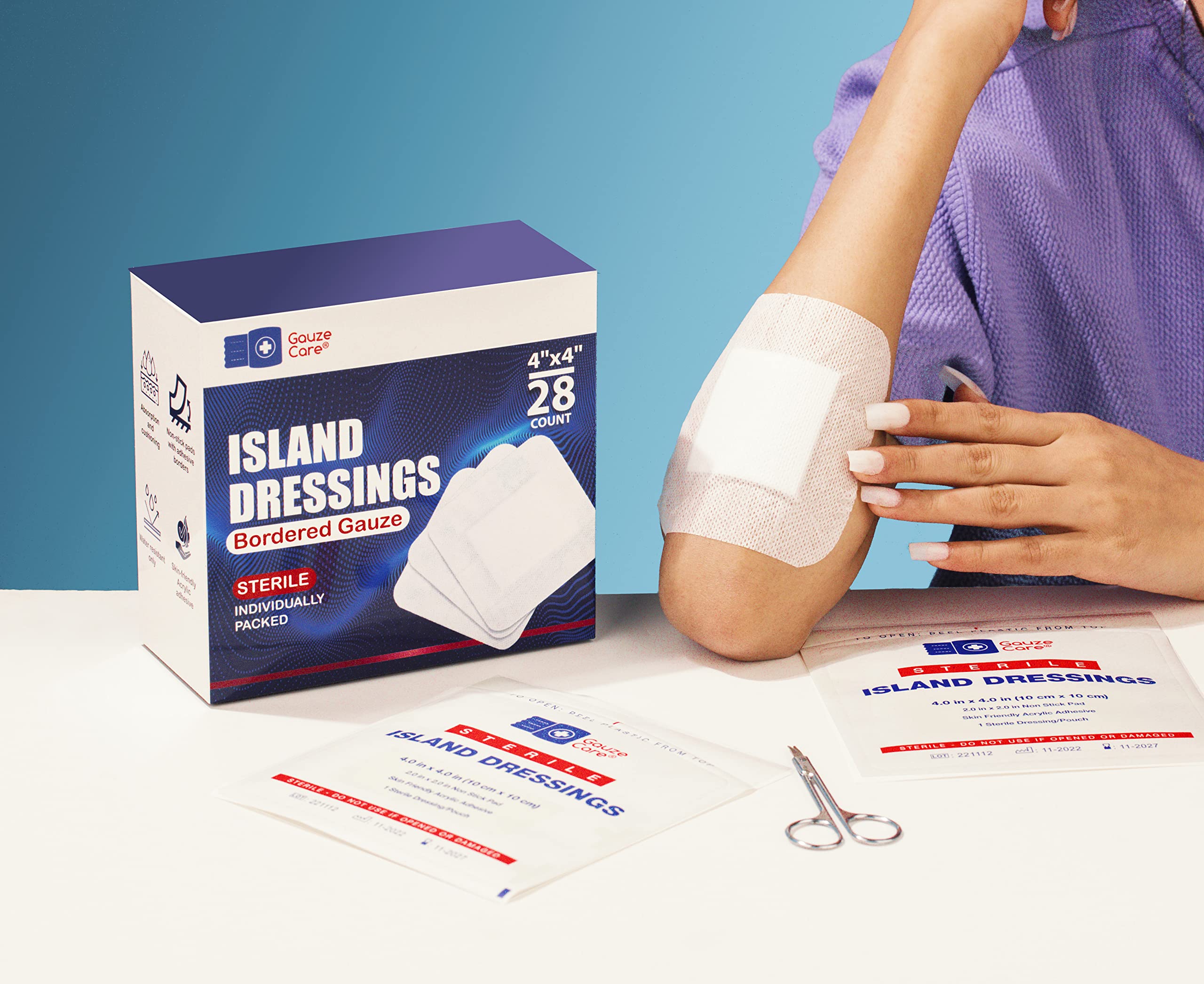Gauze Care usos versatiles para incisiones ulceras en cuidado