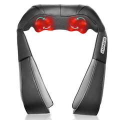 GAXEZO Shiatsu back massager front view showing its compact shape for home use and relief