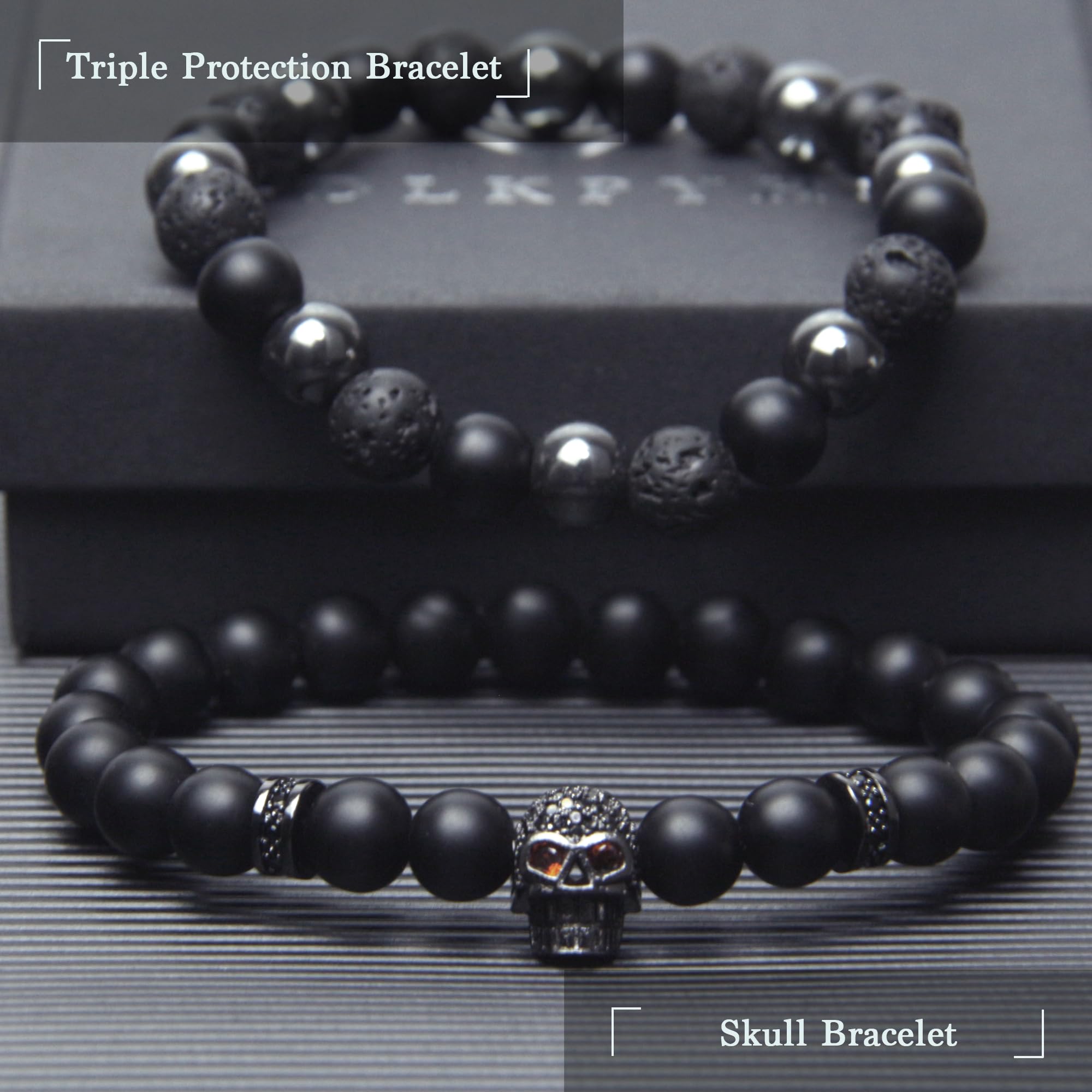 GDLKPYHS Lava stone beads diffusing a subtle aroma and absorbing energy.