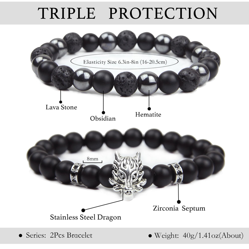 GDLKPYHS dragon-bracelet-detail showcases bold design for casual to formal outfits.
