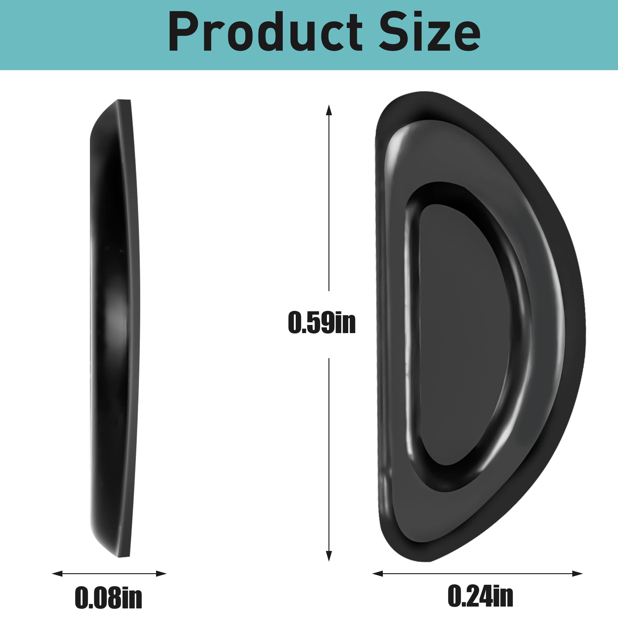 Gdnmpat almohadillas nariz gafas antideslizantes para sujeción segura.