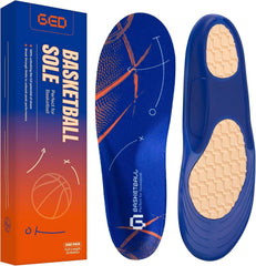 GED basketball insole with lightweight design for agile court movement