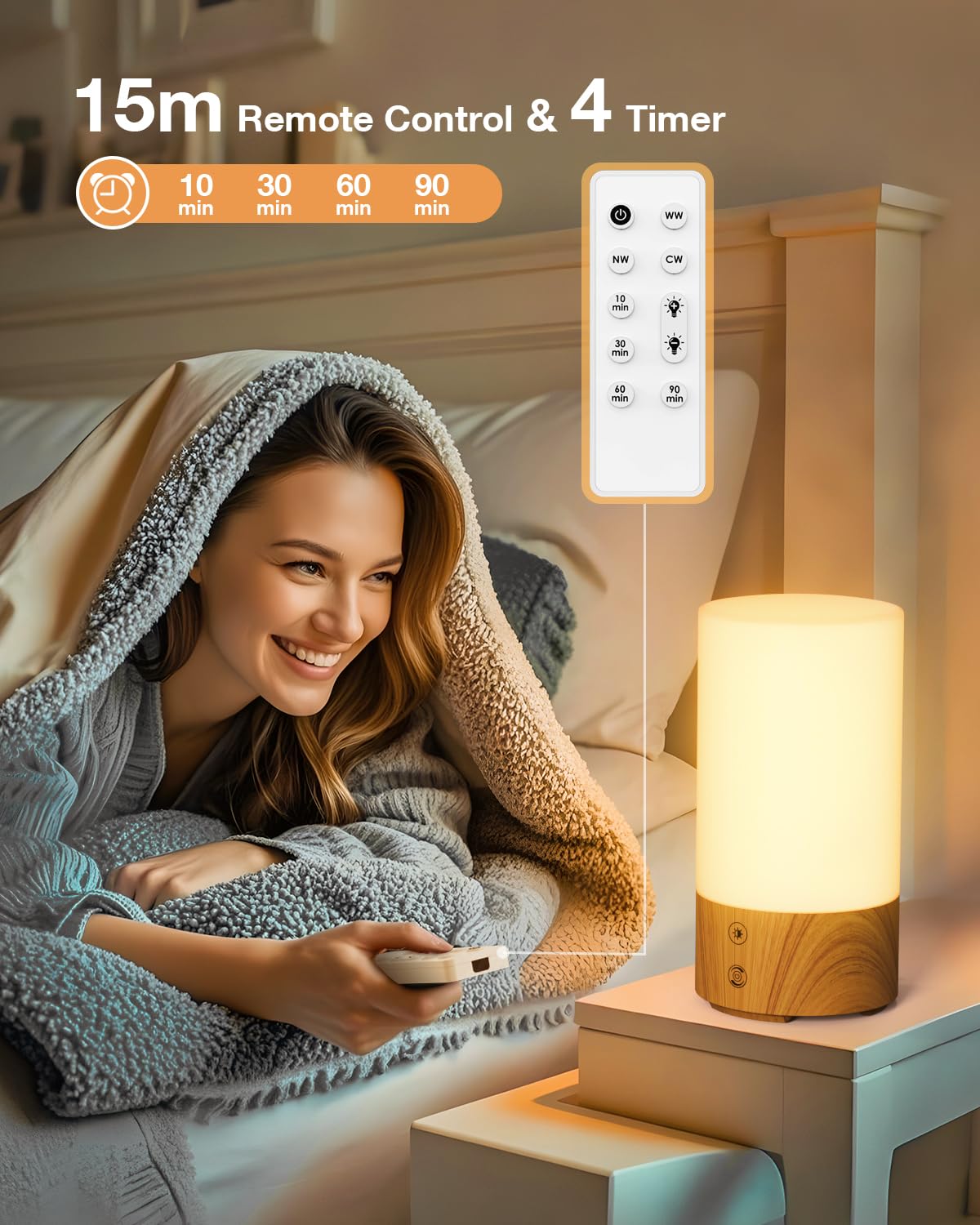 Geecent ambience glow emphasizes soft, comfortable lighting for relaxation.