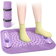 GEENOA foot massage mat with two balls, front view, relaxing circulation