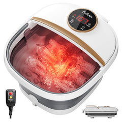 GEHONA collapsible foot spa bath with heat for convenient storage