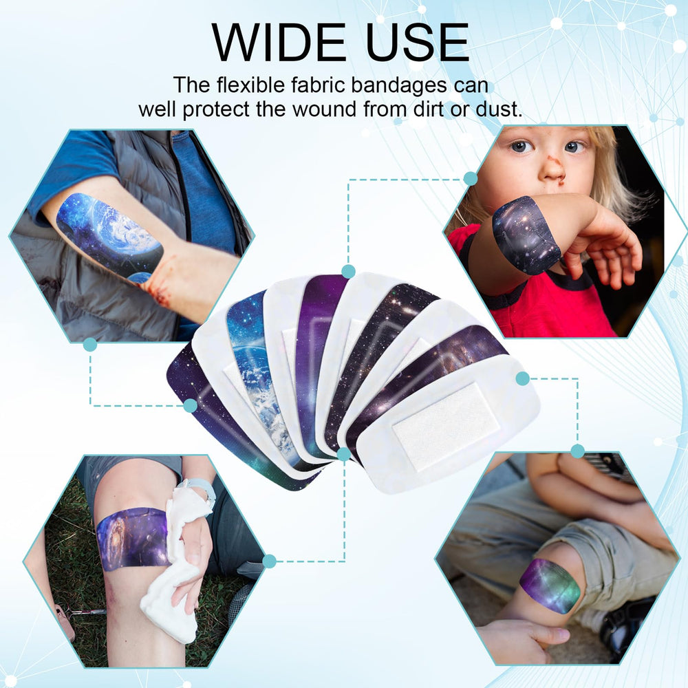 Geiserailie 50-count bandages 2x4 for convenient daily dressing changes.