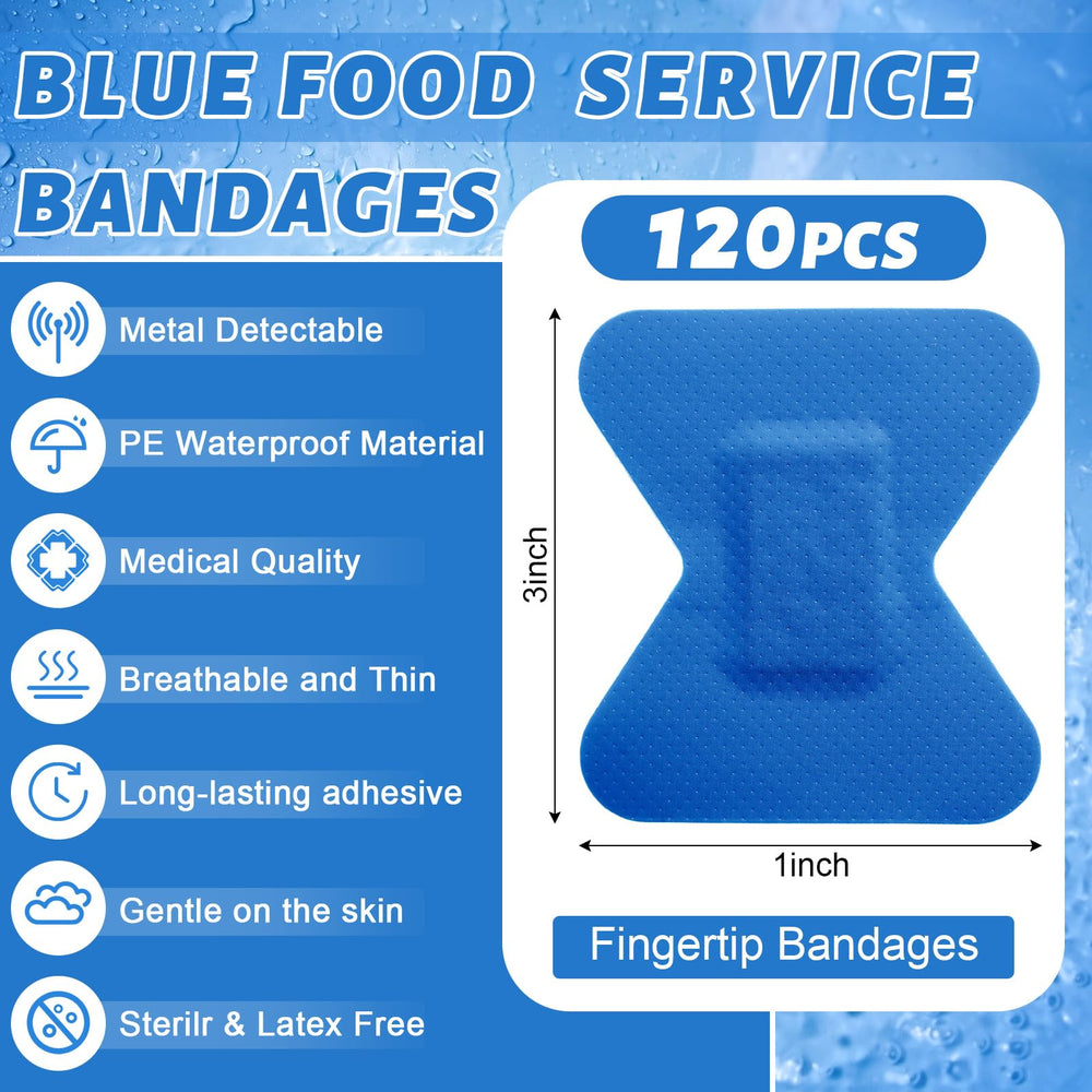 Geiserailie banda de dedo azul, tela resistente y flexible para movimientos diarios