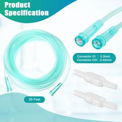 Conectores Geiserailie para tubo de oxígeno, instalación rápida y compatibilidad amplia