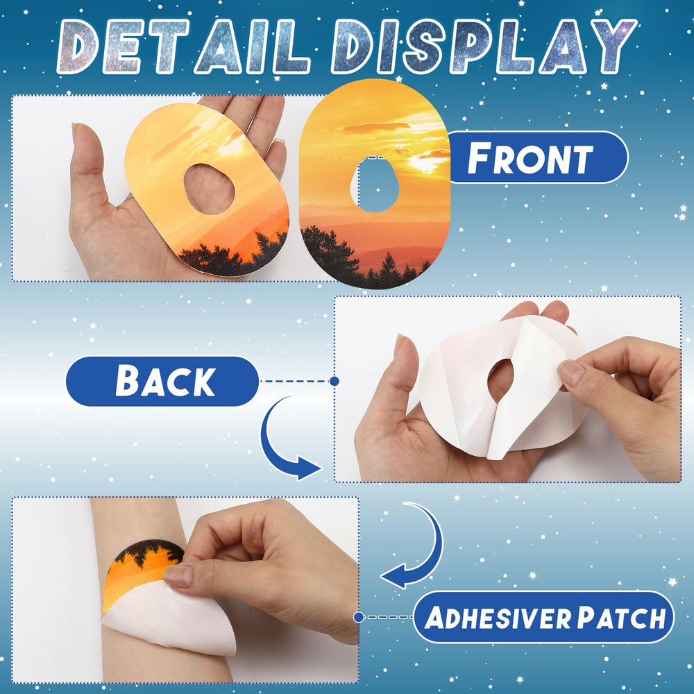 Geiserailie Dexcom G7 patch nature-views design adds style while protecting sensor.