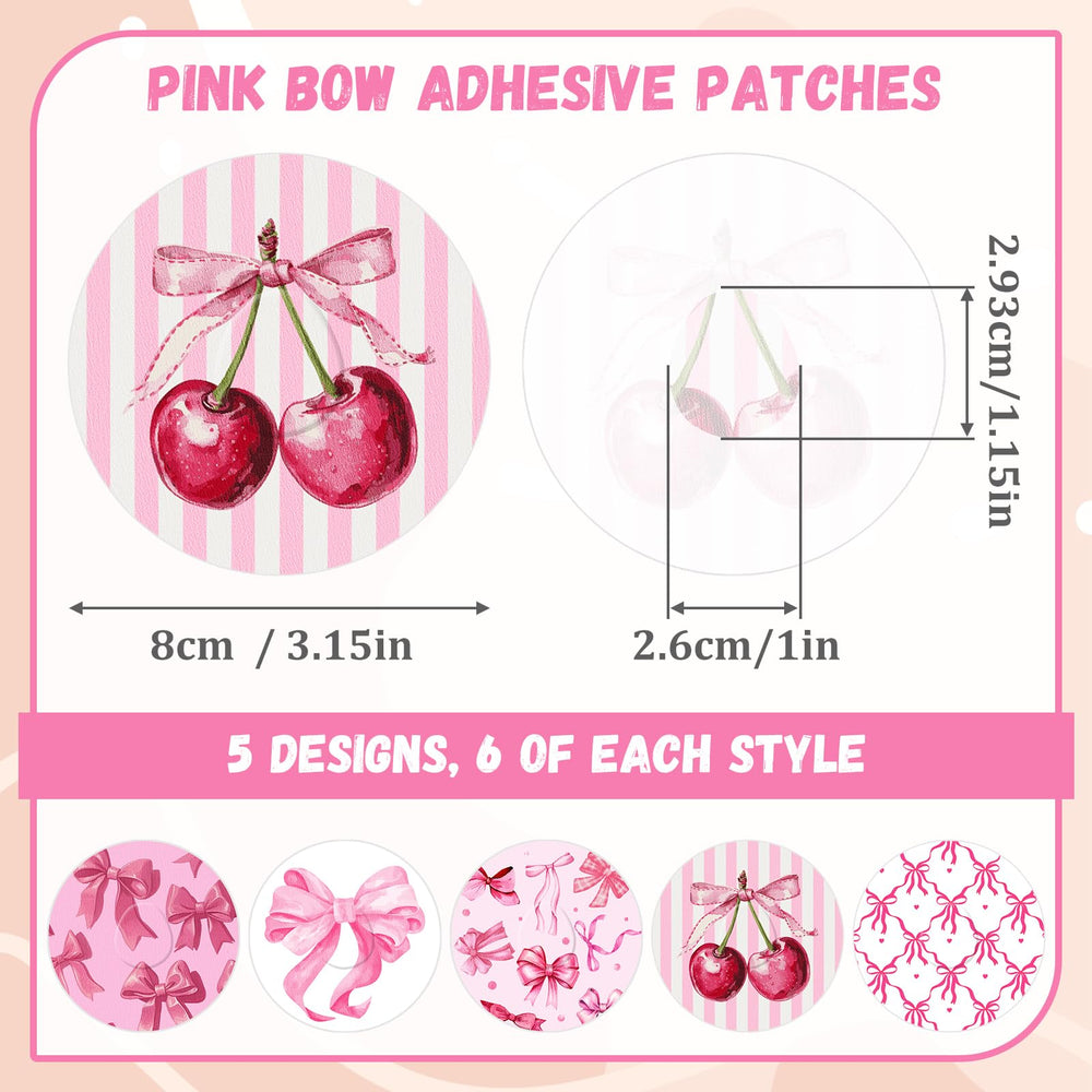 Geiserailie Dexcom G7 patch with floral bow design, breathable and water-ready for showers